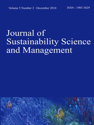 cover image of Journal of Sustainability Science and Management (JSSM) Vol.5, No.2